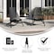 Flash Furniture Delia Indoor/Outdoor Folding Acacia Wood Chair, Low Profile Lounge for Patio, Porch, Garden, Black LTS-0441-BK-GG - alternate 8